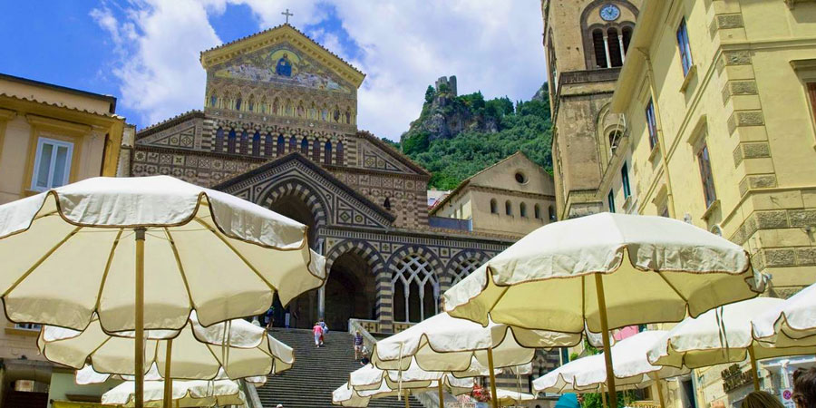 La cathédrale d’Amalfi, Italie