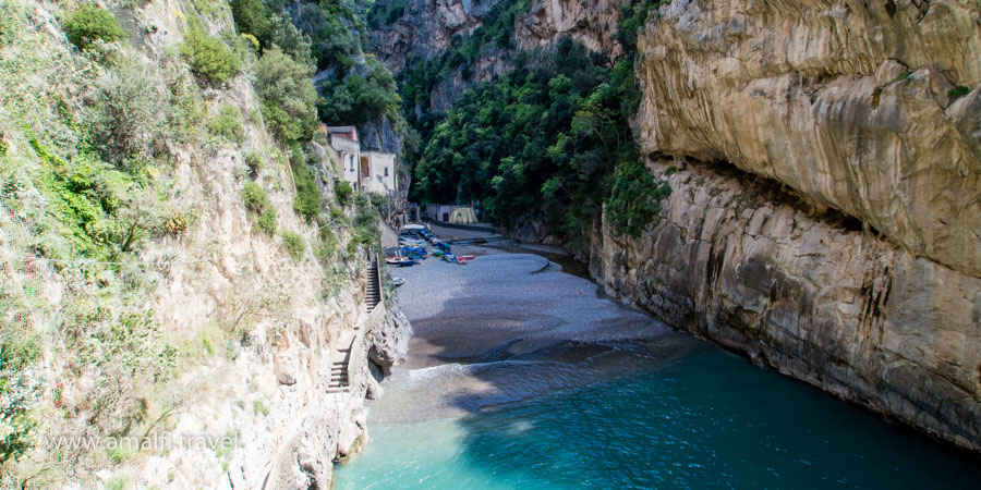 Fiordo di Furore, côte amalfitaine, Italie