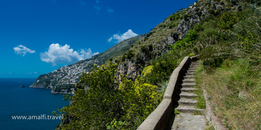 Der Wanderweg Fiordo di Furore - Furore, Italien