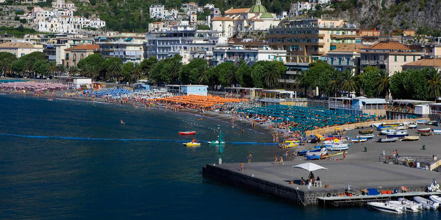 View of Maiori, Italy