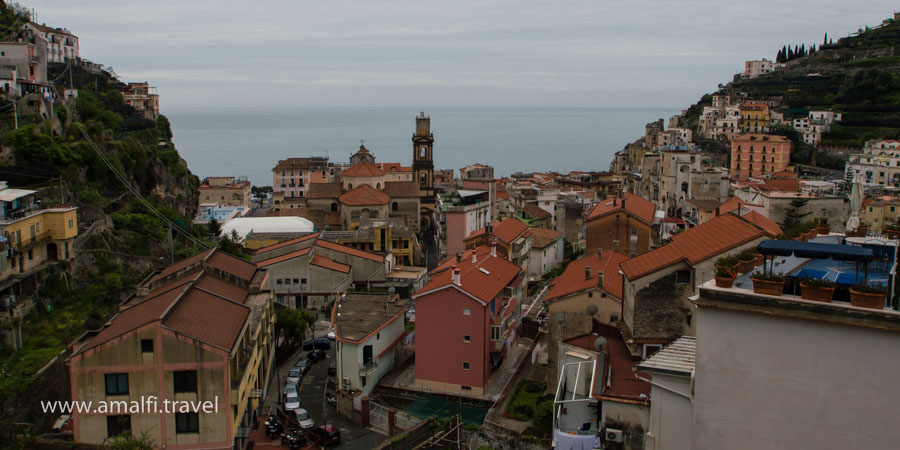 Priveliște la Minori, Italia