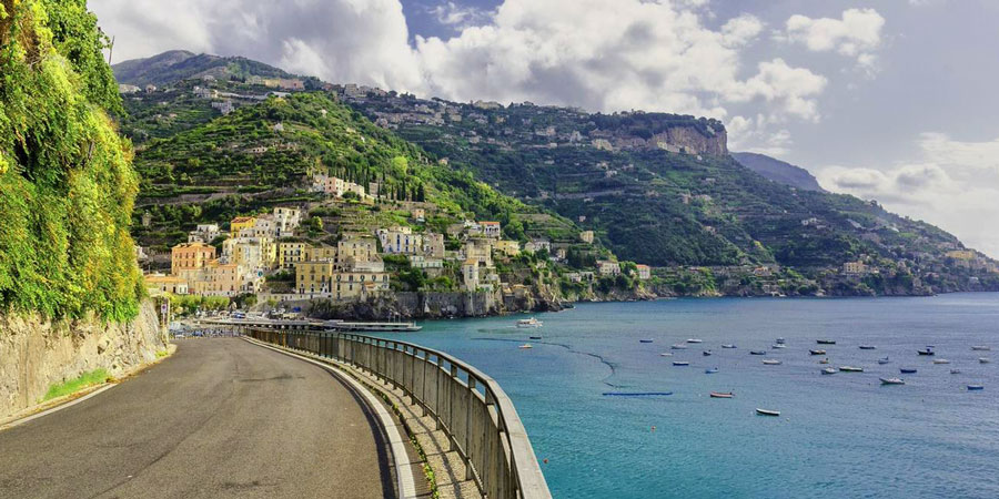 Veduta di Minori, Italia