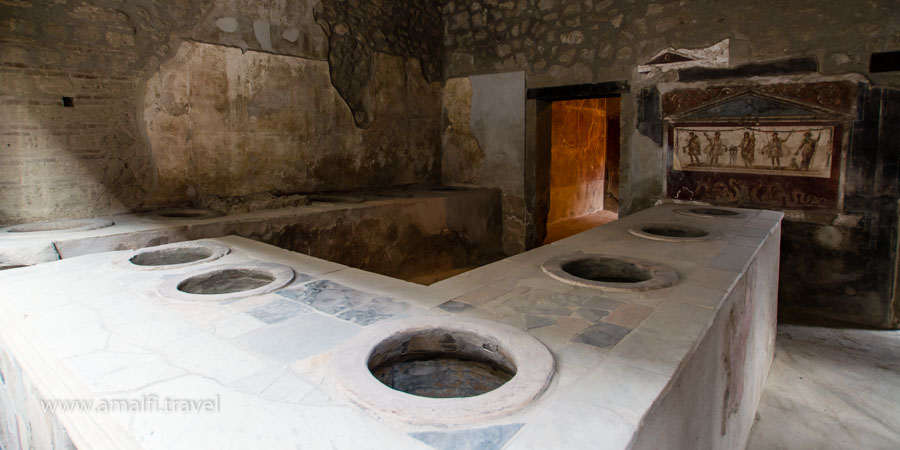 La antigüedad de Pompeya, Italia