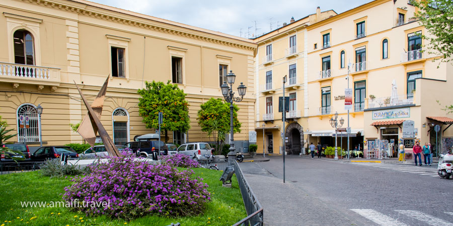 The centre of Sorrento, Italy