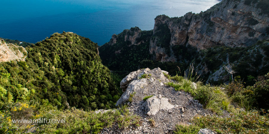 View from the Trail of the Gods, Italy