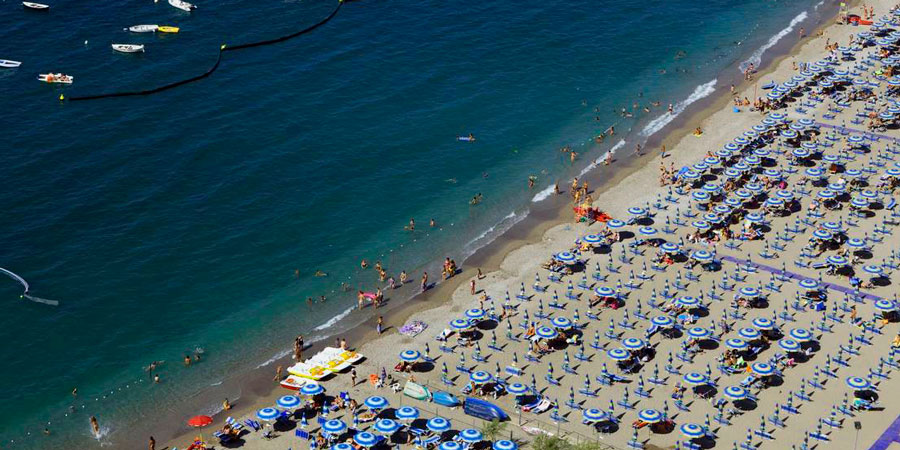 Strand von Vietri, Italien