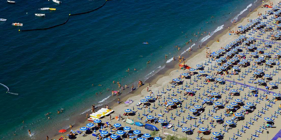 Beach in Vietri, Italy